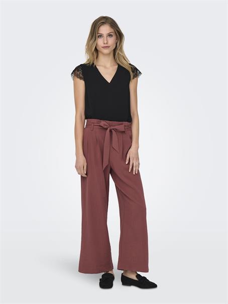 ONLMARSA SOLID PAPERBAG PANT WVN NOOS apple butter