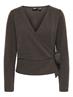 ONLMATTY WRAP CARDIGAN CS SWT chocolate torte