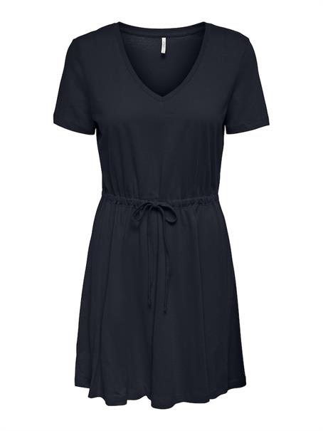 ONLMAY S/S V-NECK SHORT DRESS JRS dunkelblau1