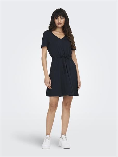 ONLMAY S/S V-NECK SHORT DRESS JRS NOOS dunkelblau1