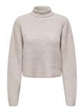 ONLMELANIE L/S ROLLNECK PULLOVER KNTNOOS oatmeal