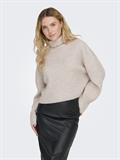ONLMELANIE L/S ROLLNECK PULLOVER KNTNOOS oatmeal