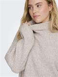 ONLMELANIE L/S ROLLNECK PULLOVER KNTNOOS oatmeal
