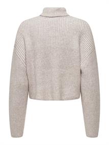 ONLMELANIE L/S ROLLNECK PULLOVER KNTNOOS oatmeal