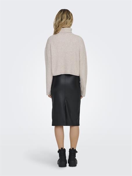 ONLMELANIE L/S ROLLNECK PULLOVER KNTNOOS oatmeal