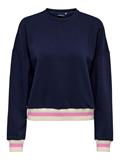 ONLMELILA L/S O-NECK SWT maritime blue