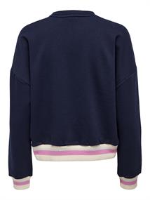 ONLMELILA L/S O-NECK SWT maritime blue