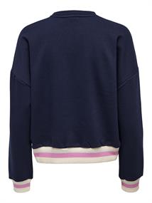 ONLMELILA L/S O-NECK SWT maritime blue