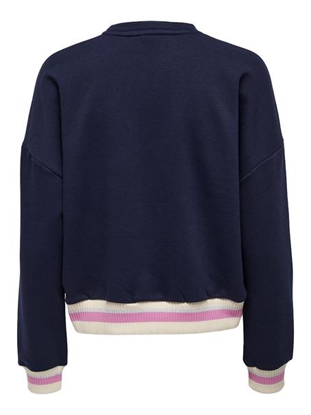 ONLMELILA L/S O-NECK SWT maritime blue