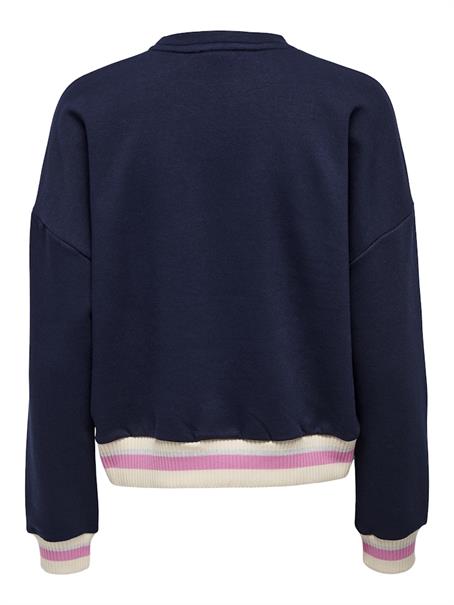 ONLMELILA L/S O-NECK SWT maritime blue