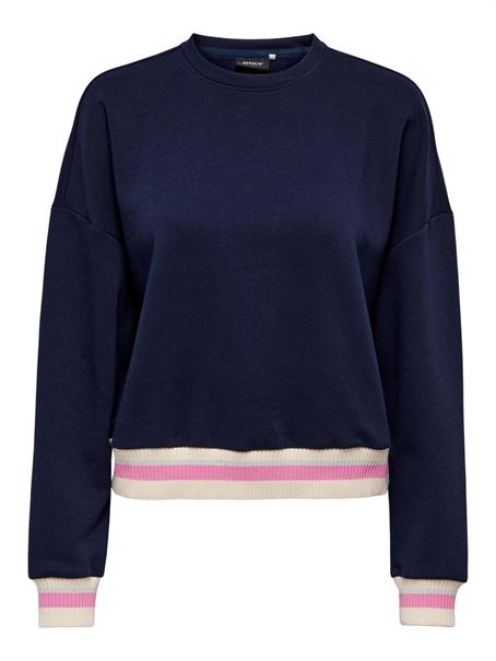 ONLMELILA L/S O-NECK SWT maritime blue