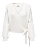 ONLMIA L/S WRAP CARDIGAN RP KNT ecru
