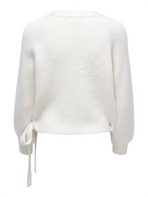 ONLMIA L/S WRAP CARDIGAN RP KNT ecru