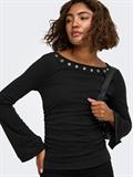 ONLMICHA L/S TOP JRS black
