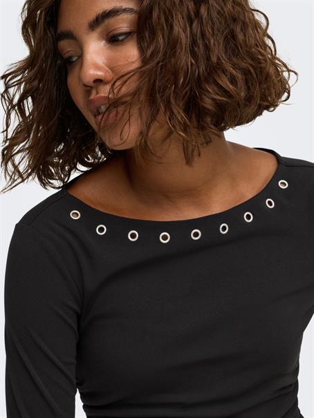 ONLMICHA L/S TOP JRS black
