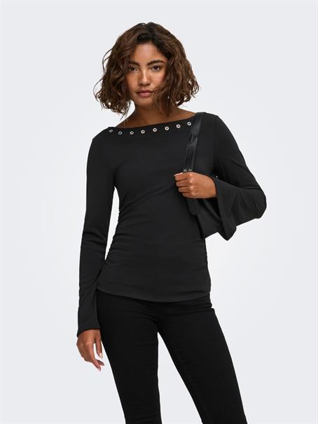 ONLMICHA L/S TOP JRS black