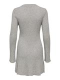ONLMICHELLA LS O-NECK DRESS KNT NOOS medium grey melange