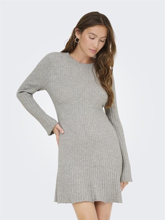 onlmichella-ls-o-neck-dress-knt-noos-medium-grey-melange