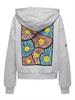 ONLMIE HOOD CS SWT light grey melange