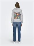 ONLMIE HOOD CS SWT light grey melange