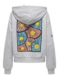 ONLMIE HOOD CS SWT light grey melange