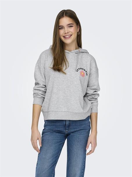 ONLMIE HOOD CS SWT light grey melange