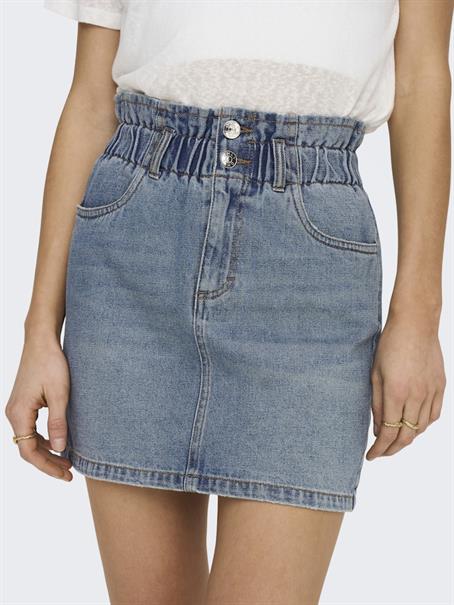 ONLMILLIE HW MINI PAPER DNM SKIRT NOOS medium blue denim