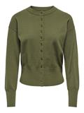 ONLMIO LS O-NECK BUTTON CARDIGA KNT NOOS winter moss