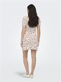 ONLMOLLY S/S V-NECK DRESS JRS NOOS cloud dancer
