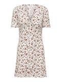 ONLMOLLY S/S V-NECK DRESS JRS NOOS cloud dancer