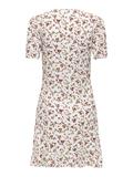 ONLMOLLY S/S V-NECK DRESS JRS NOOS cloud dancer