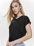 ONLMOSTER S/S O-NECK TOP NOOS JRS black
