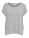 ONLMOSTER S/S O-NECK TOP NOOS JRS light grey melange