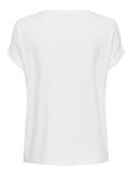 ONLMOSTER S/S O-NECK TOP NOOS JRS white