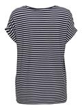 ONLMOSTER STRIPE S/S O-NECK TOP JRS NOOS night sky-cloud dancer