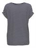 ONLMOSTER STRIPE S/S O-NECK TOP JRS NOOS night sky