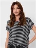 ONLMOSTER STRIPE S/S O-NECK TOP JRS NOOS night sky