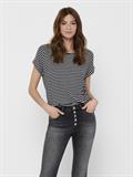 ONLMOSTER STRIPE S/S O-NECK TOP JRS NOOS night sky