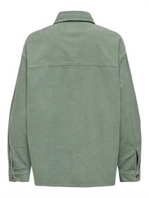 ONLMOXIE L/S CORD SLIT SHACKET CC PNT lily pad