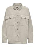 ONLMOXIE L/S CORD SLIT SHACKET CC PNT oatmeal