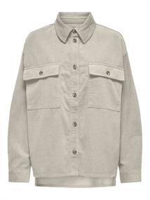 ONLMOXIE L/S CORD SLIT SHACKET CC PNT oatmeal
