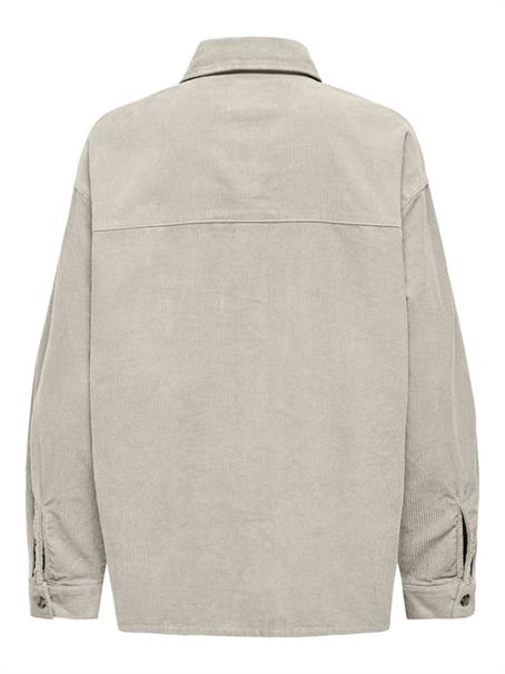 ONLMOXIE L/S CORD SLIT SHACKET CC PNT oatmeal