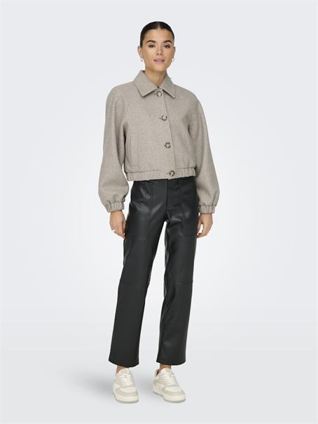 ONLNANCY LIFE COLLAR JACKET CC OTW simply taupe