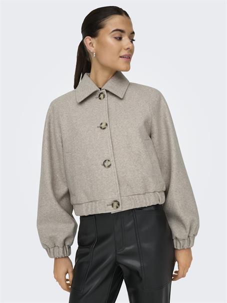 ONLNANCY LIFE COLLAR JACKET CC OTW simply taupe