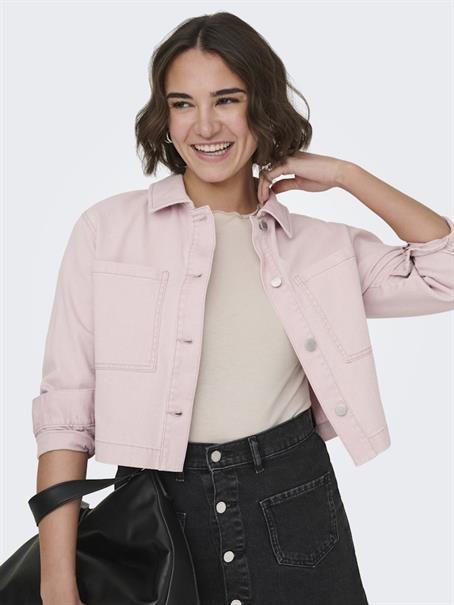 ONLNAOMI WASHED JACKET OTW burnished lilac