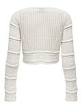 ONLNATALIE LIFE LS SHORT CARDIGAN RP KNT cloud dancer