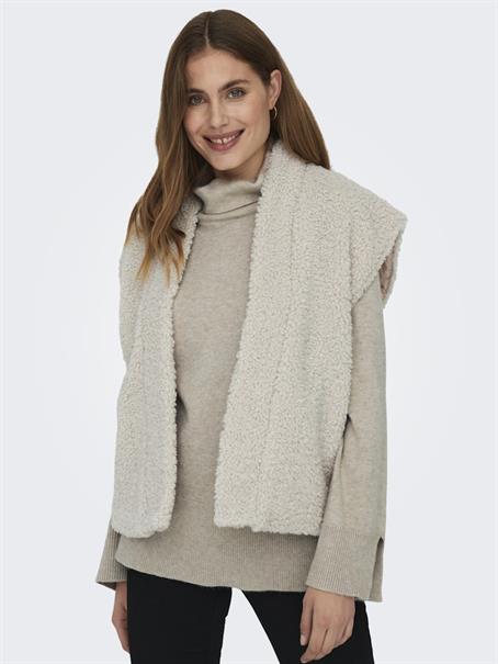 ONLNAYA TEDDY WAISTCOAT CS OTW pumice stone