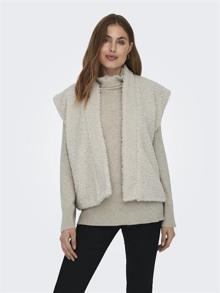 ONLNAYA TEDDY WAISTCOAT CS OTW pumice stone
