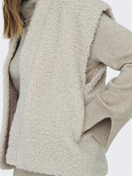 ONLNAYA TEDDY WAISTCOAT CS OTW pumice stone