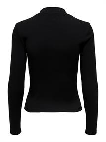 ONLNESSA L/S HALF ZIP TOP JRS black